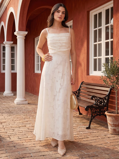 Floral Burnout Georgette Maxi Dress