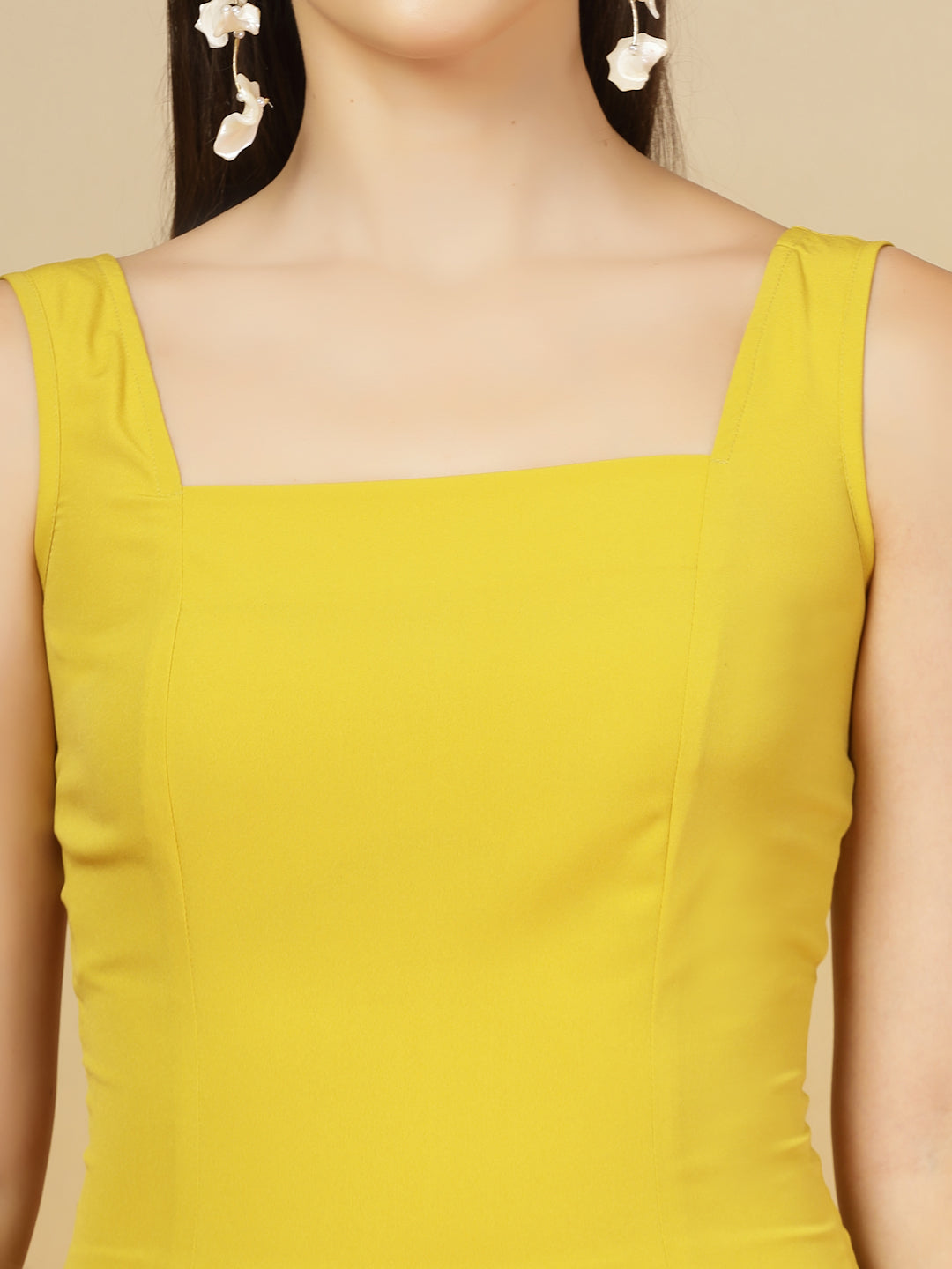 Aayu Grace Square Neck Midi Dress