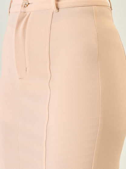 Collared Crop Top and Skirt Co-ord Set