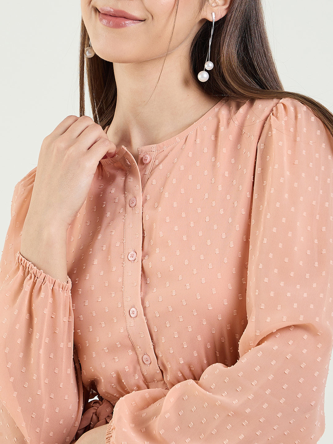 Dobby Mesh Tiered Maxi Dress with Tie-Waist