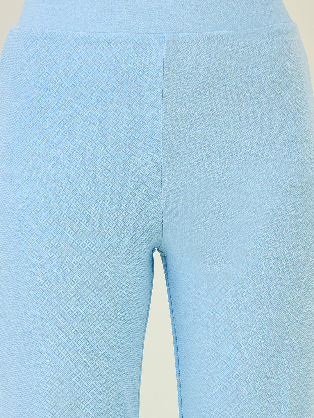 High-Rise Flared Ankle Trousers