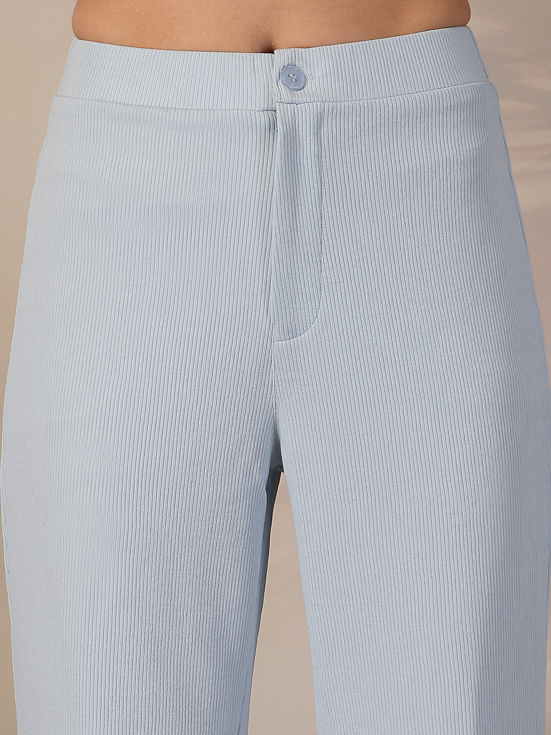 Aayu Classic Ribbed Straight Trouser