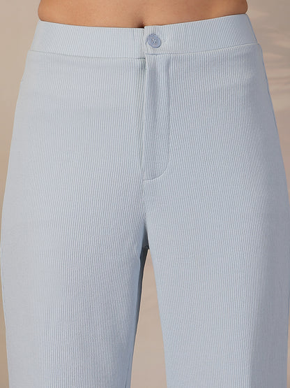 Aayu Classic Ribbed Straight Trouser