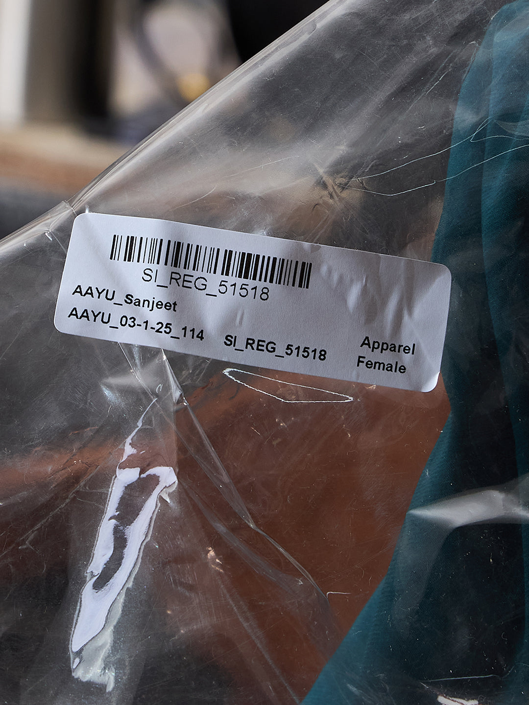 AAYU Satin Puff Sleeve Midi Dress