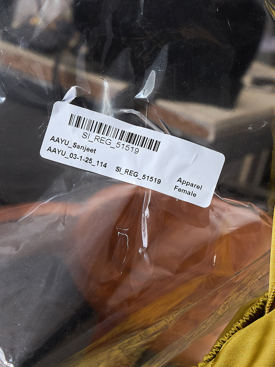 AAYU Satin Puff Sleeve Midi Dress