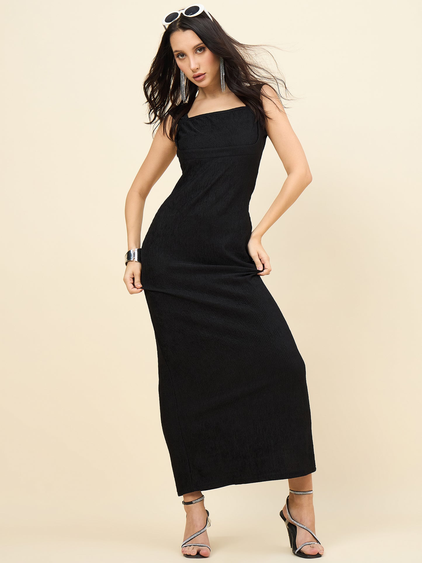 Sleek Square Neck Tank Dress
