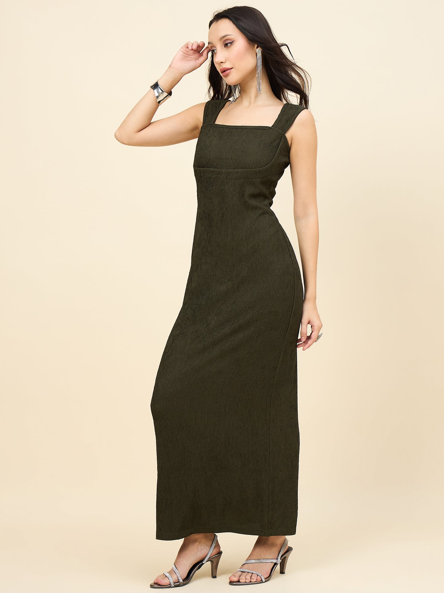 Sleek Square Neck Tank Dress