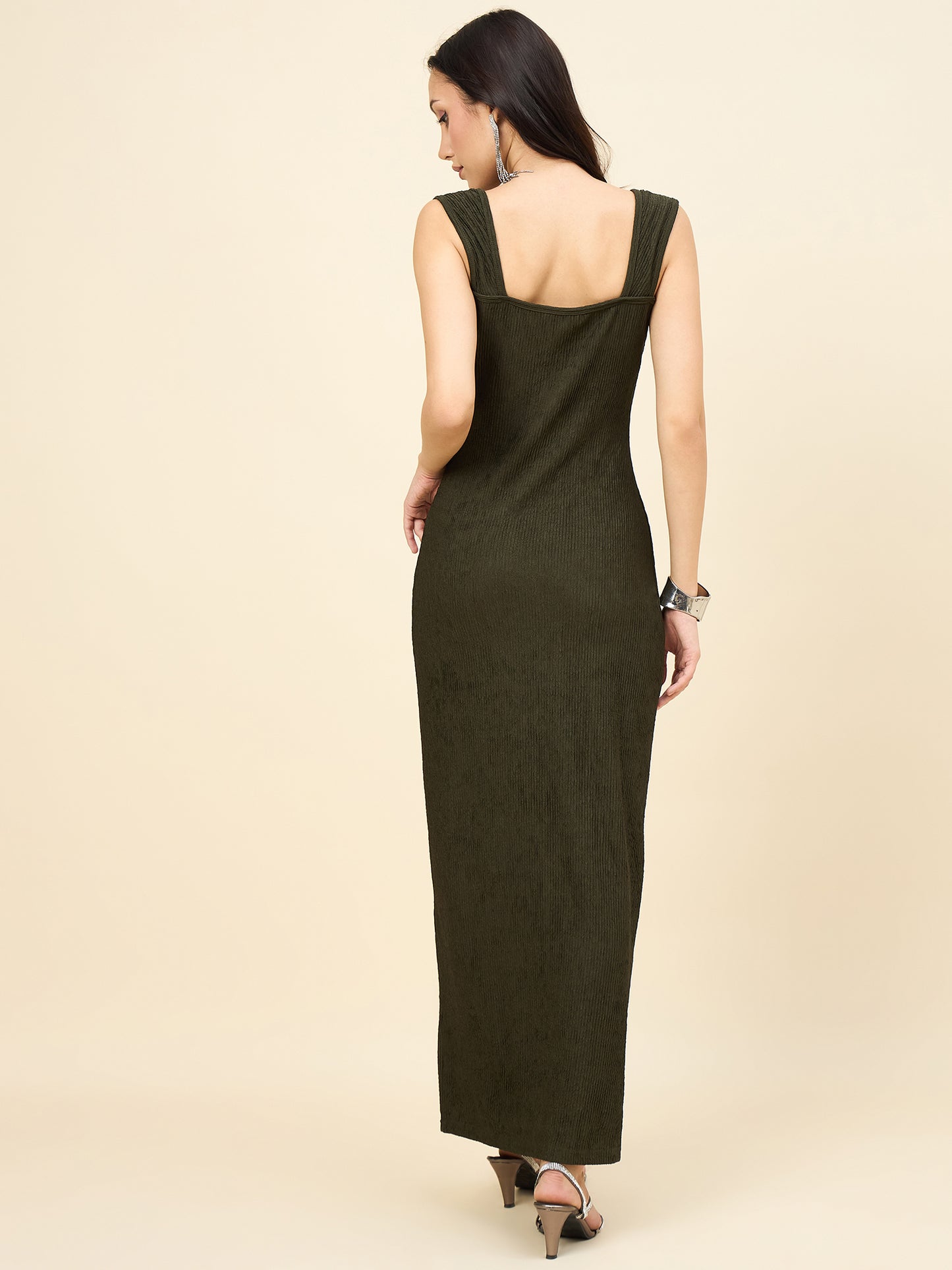 Sleek Square Neck Tank Dress