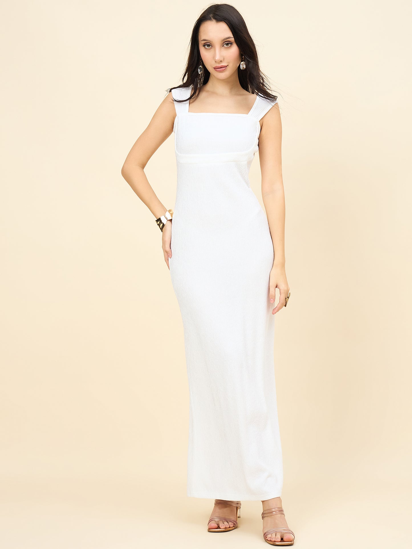 Sleek Square Neck Tank Dress