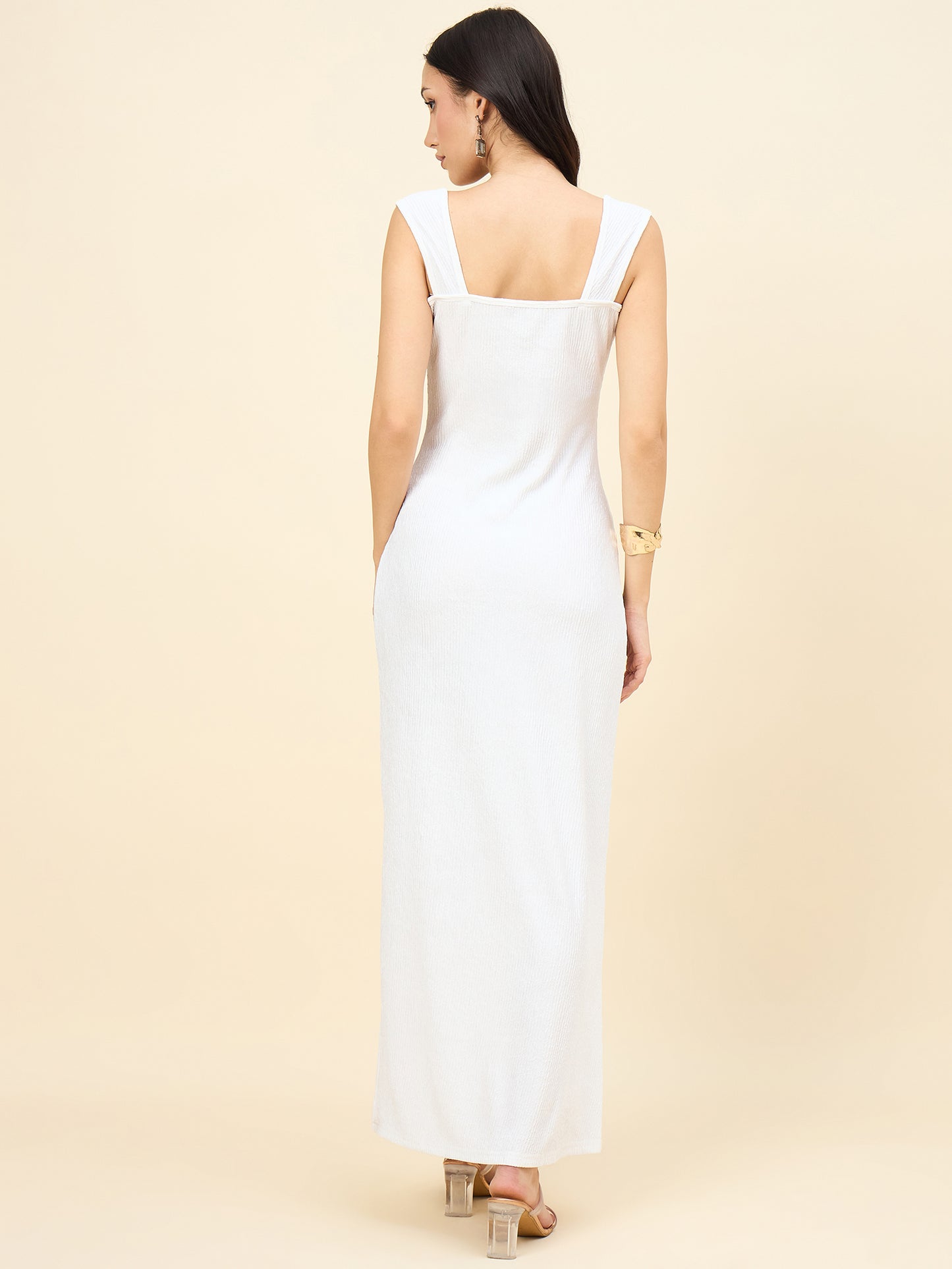 Sleek Square Neck Tank Dress