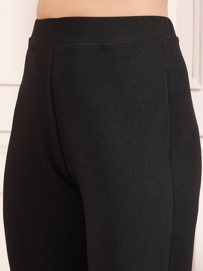 Sleeveless Ruched Crop Top and Trouser Co-ord Set