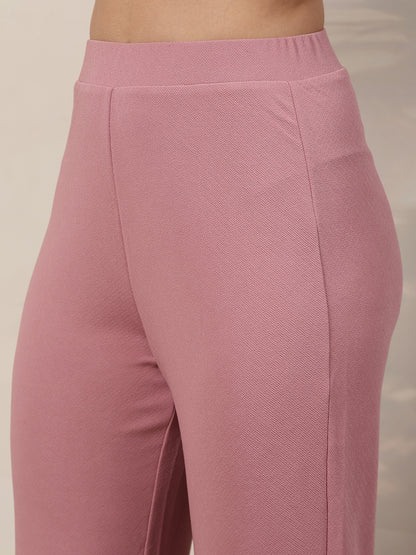 Sleeveless Ruched Crop Top and Trouser Co-ord Set