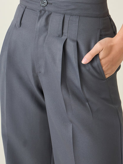 Sleeveless Waistcoat Wrap Top and Trouser Set