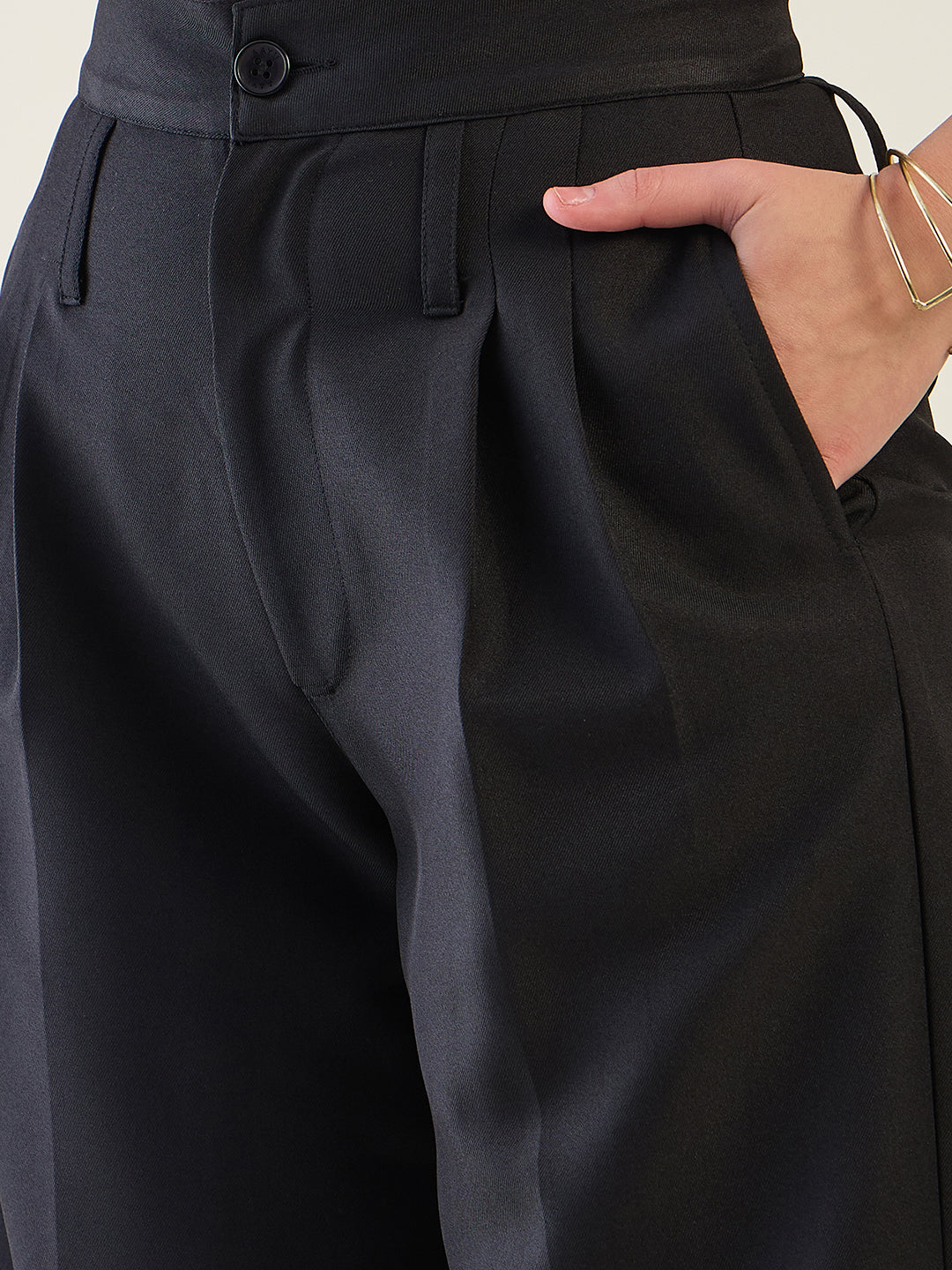 Sleeveless Waistcoat Wrap Top and Trouser Set