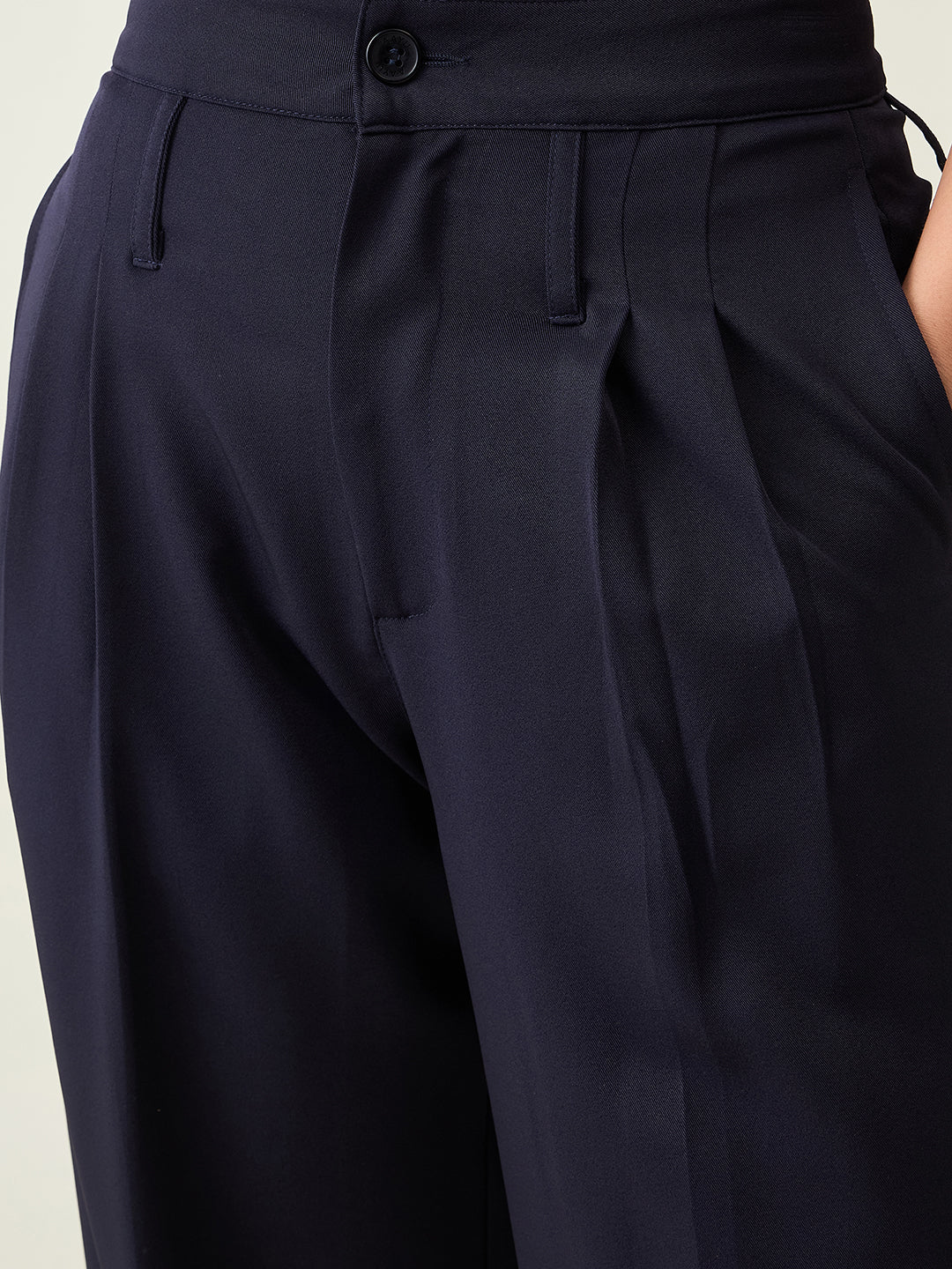 Sleeveless Waistcoat Wrap Top and Trouser Set