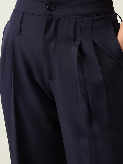 Sleeveless Waistcoat Wrap Top and Trouser Set