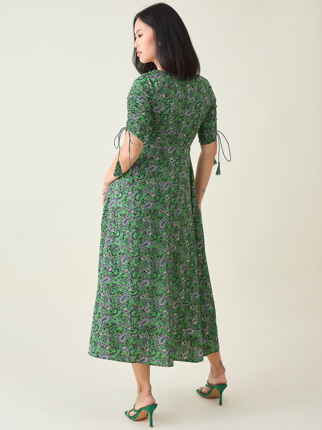 AAYU Sweetheart Neck A-Line Dress