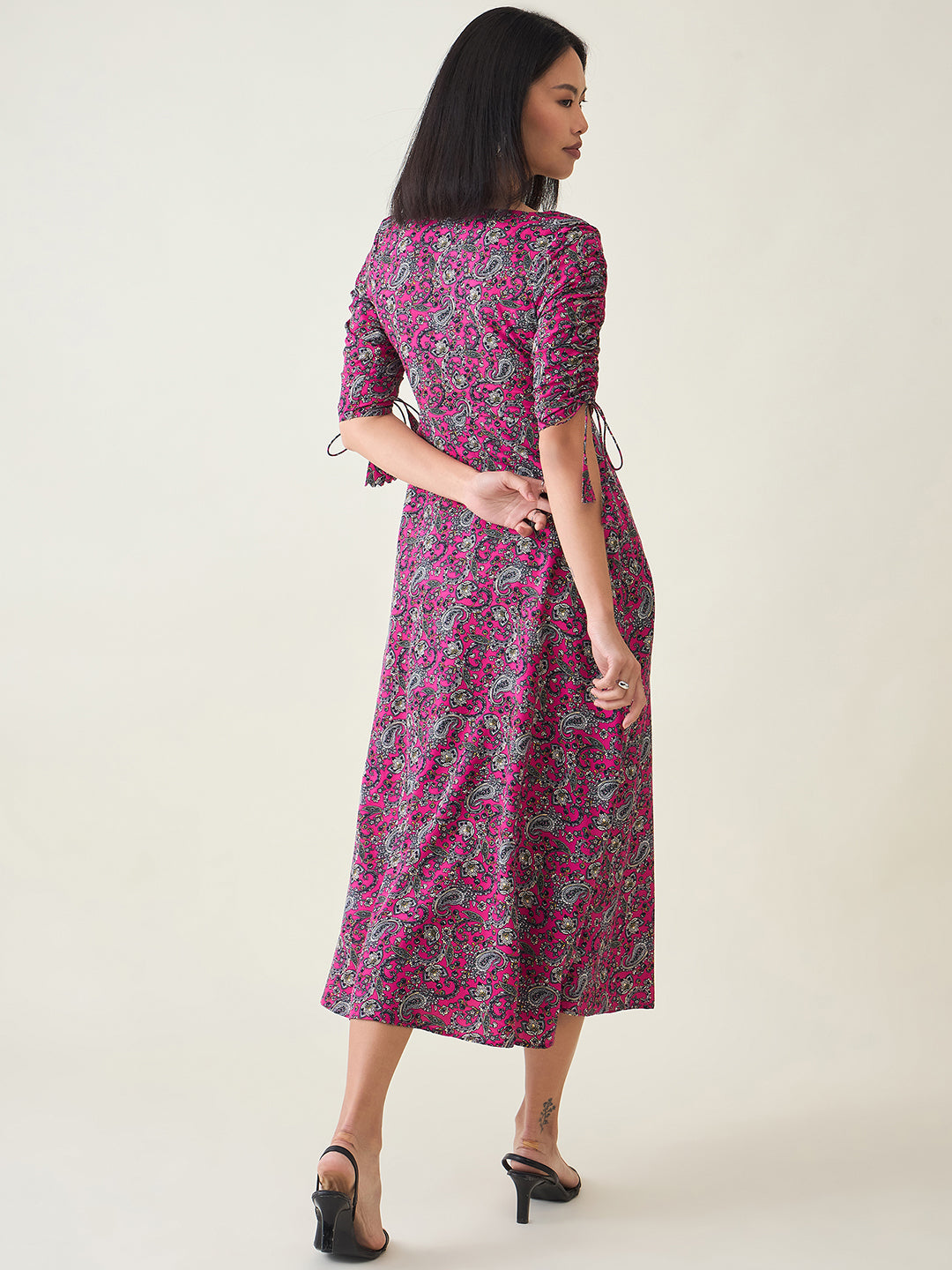 AAYU Sweetheart Neck A-Line Dress