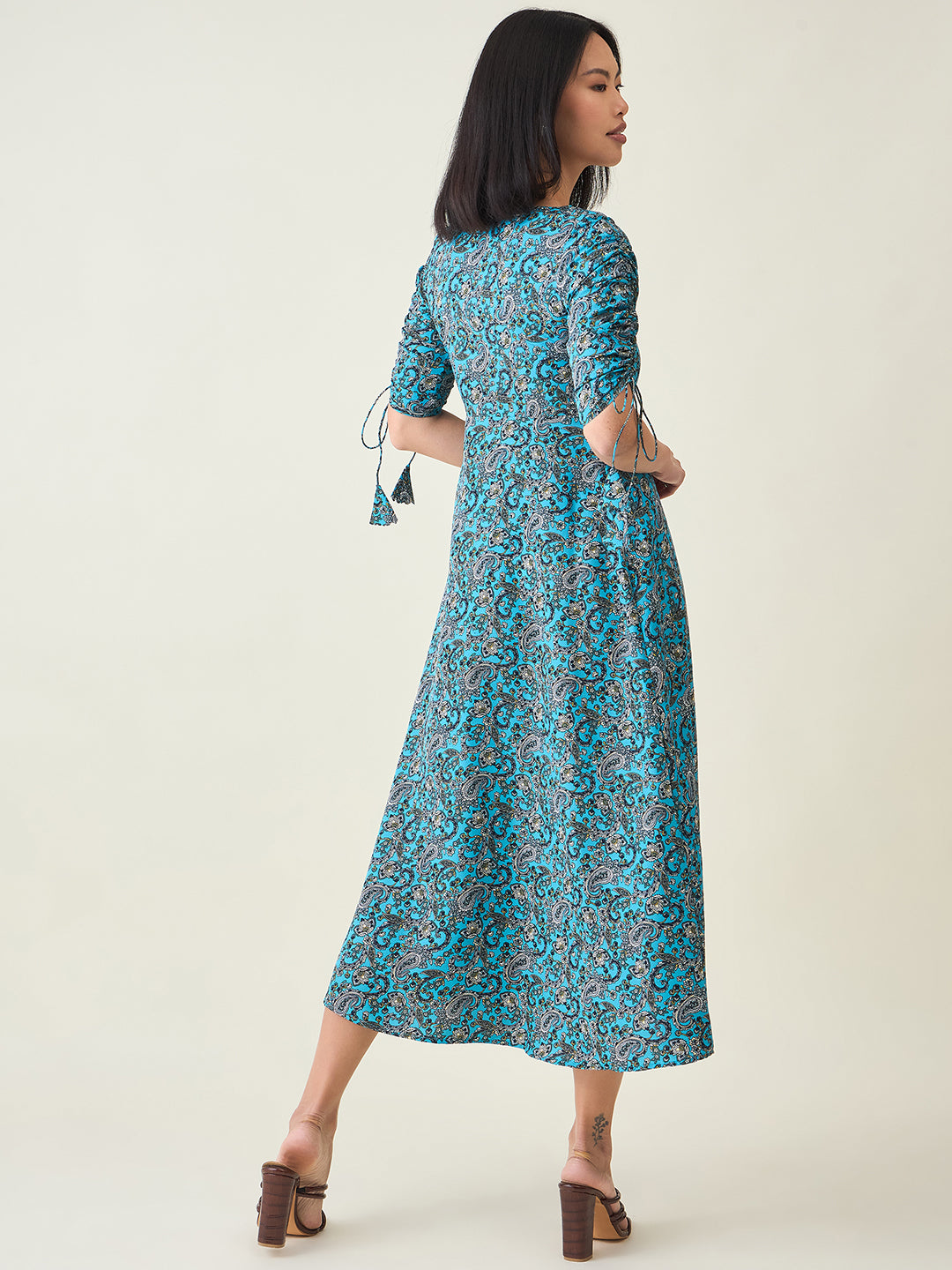 AAYU Sweetheart Neck A-Line Dress