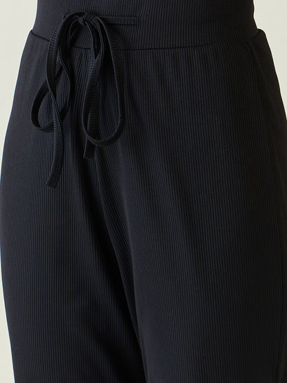 Textured Knit Square Neck Strap Co-ord Set