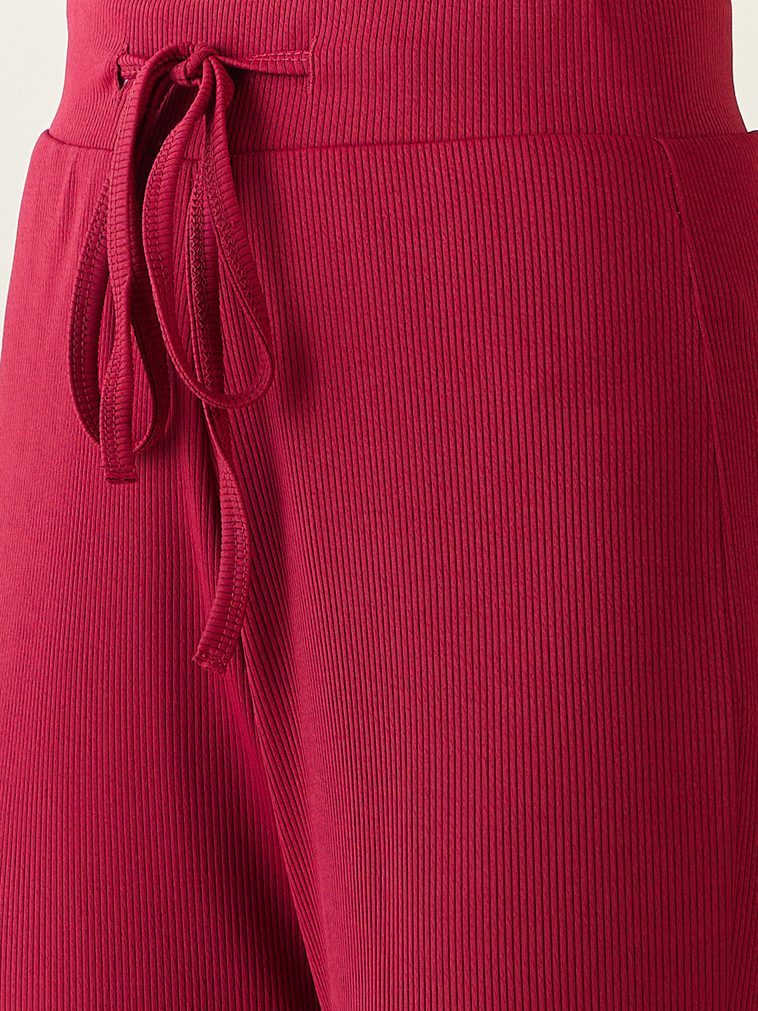 Textured Knit Square Neck Strap Co-ord Set