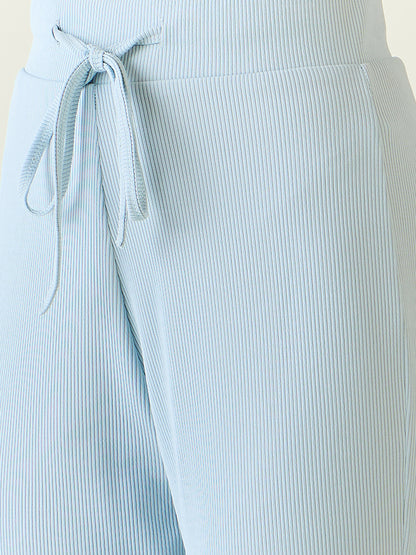 Textured Knit Square Neck Strap Co-ord Set