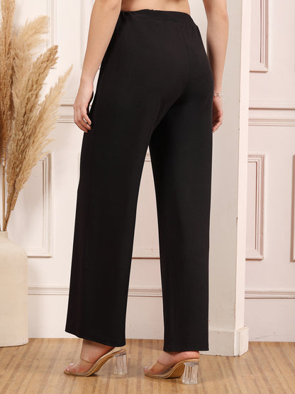 Valentino Flare Luxe High-Rise Trousers