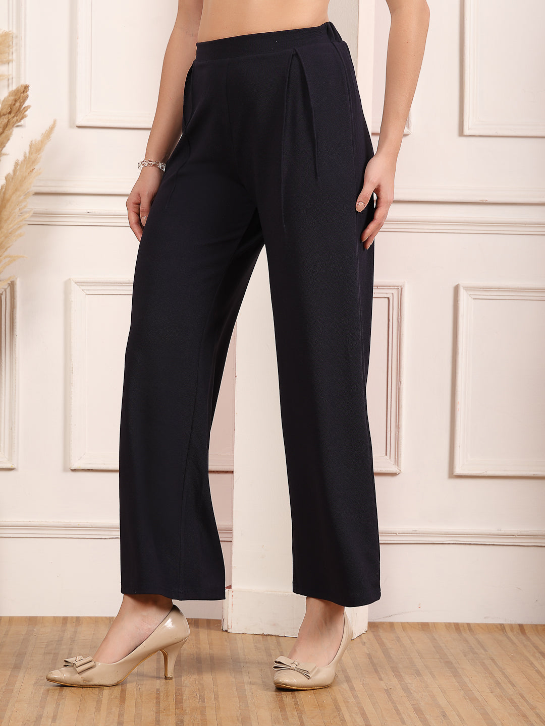Valentino Flare Luxe High-Rise Trousers