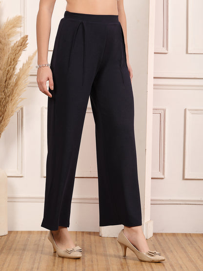 Valentino Flare Luxe High-Rise Trousers