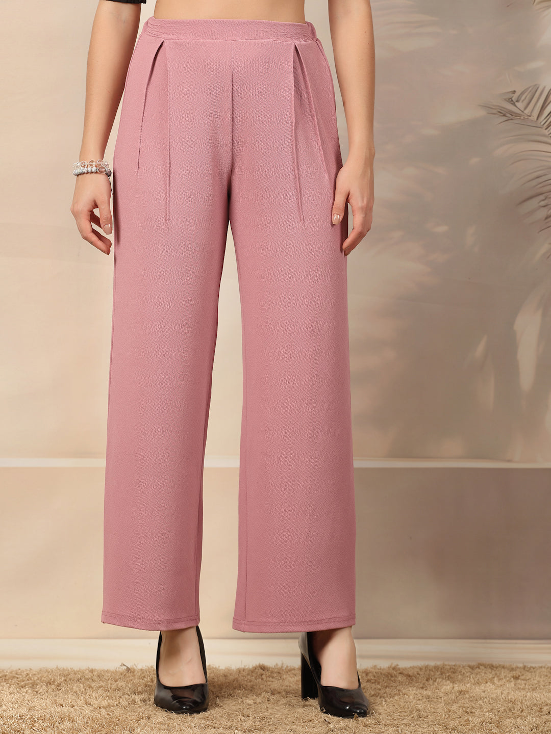 Valentino Flare Luxe High-Rise Trousers