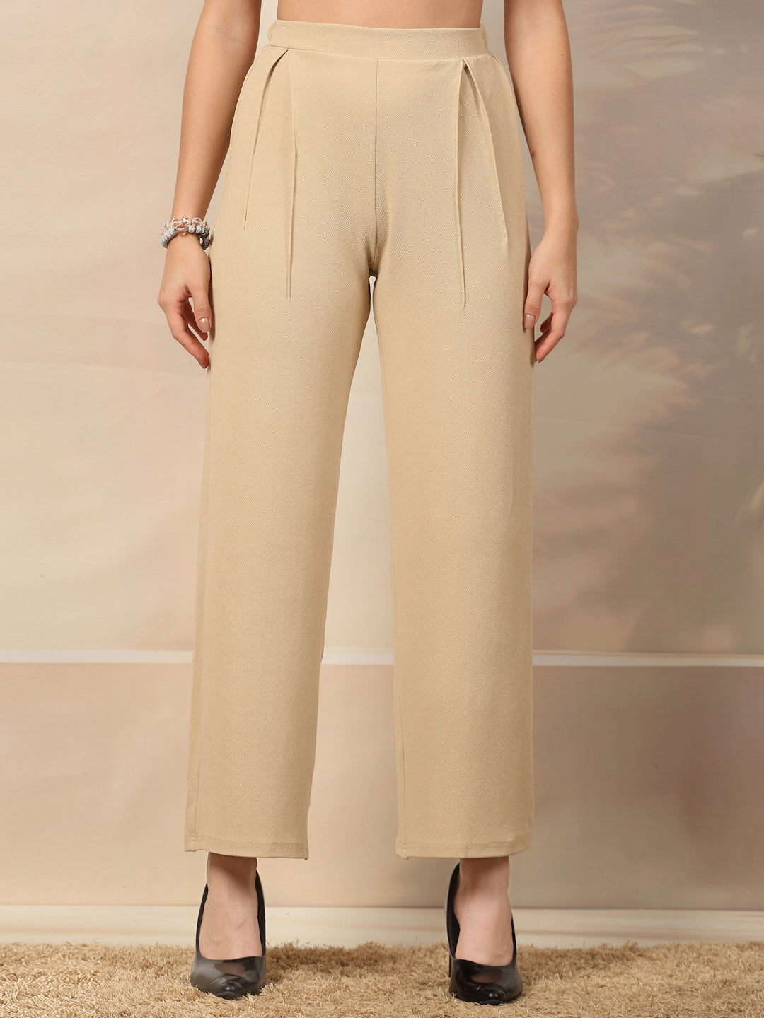 Valentino Flare Luxe High-Rise Trousers