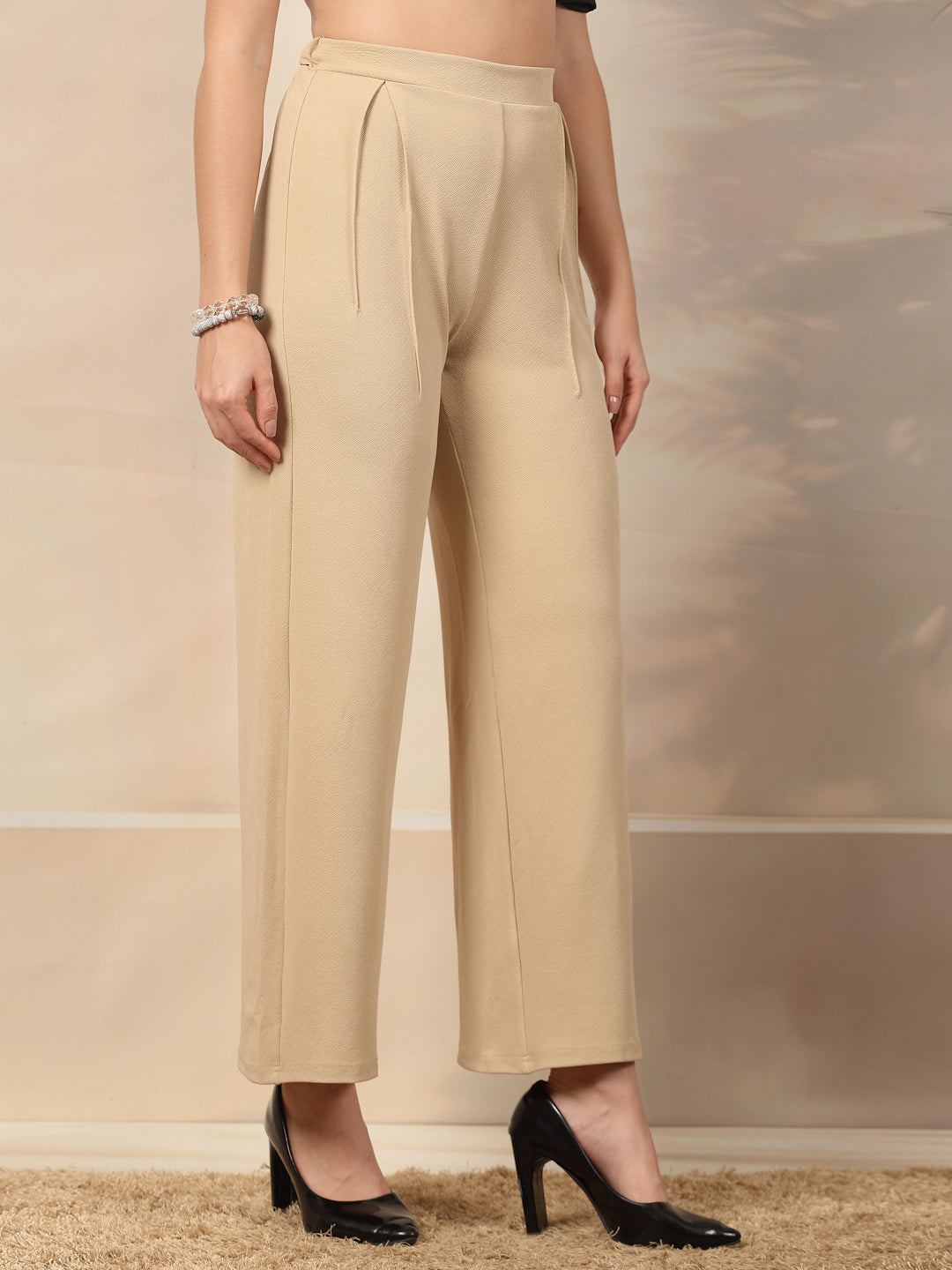 Valentino Flare Luxe High-Rise Trousers
