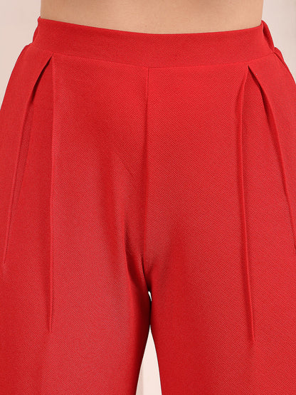 Valentino Flare Luxe High-Rise Trousers