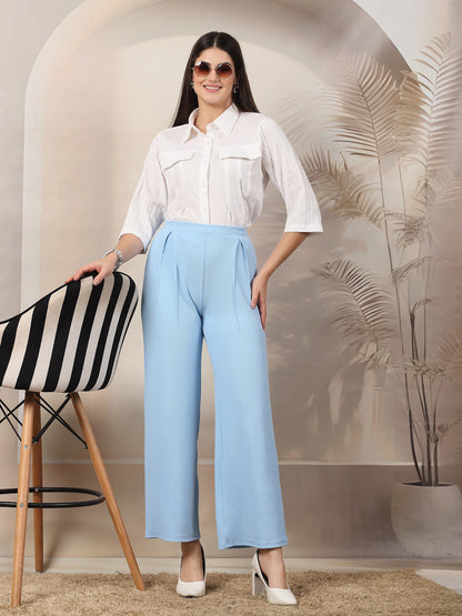 Valentino Flare Luxe High-Rise Trousers