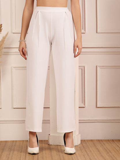 Valentino Flare Luxe High-Rise Trousers