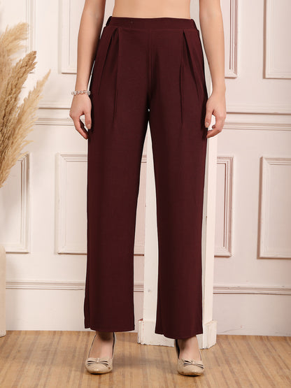Valentino Flare Luxe High-Rise Trousers