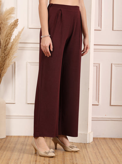 Valentino Flare Luxe High-Rise Trousers