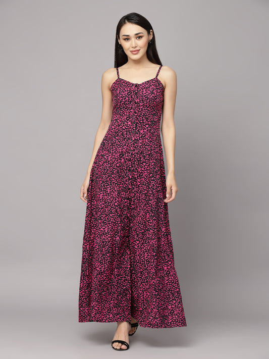 Aayu Women Printed maxi Dress