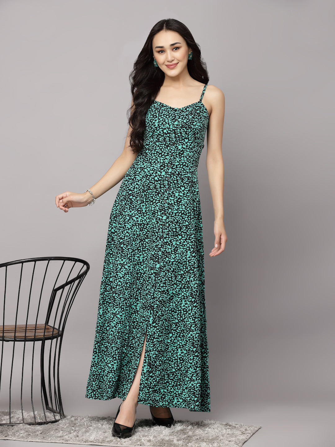 Aayu Women Printed maxi Dress