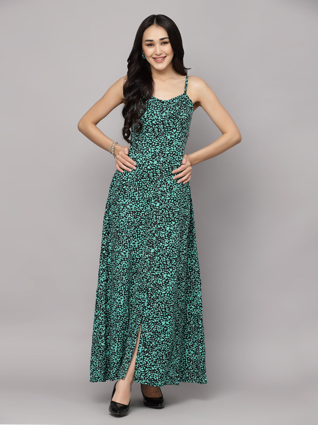 Aayu Women Printed maxi Dress