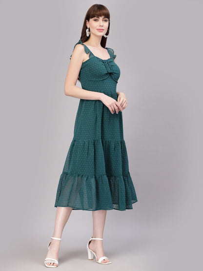 Aayu Women Ruffled Dress