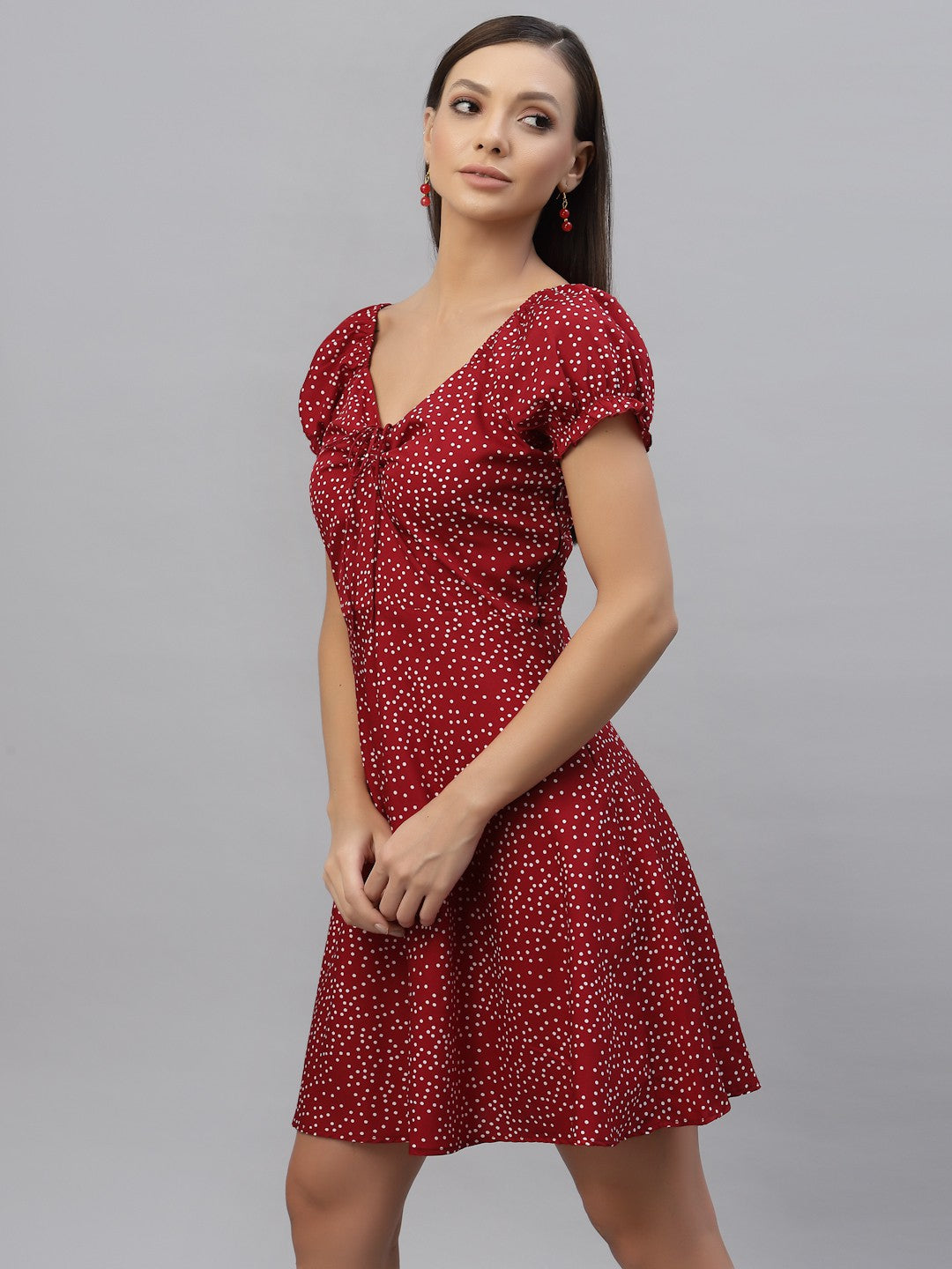 Aayu Women Polka Dot Mini Dress