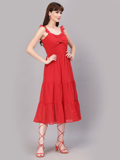 Aayu Women Ruffled Dress