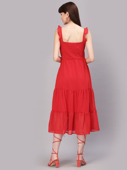 Aayu Women Ruffled Dress