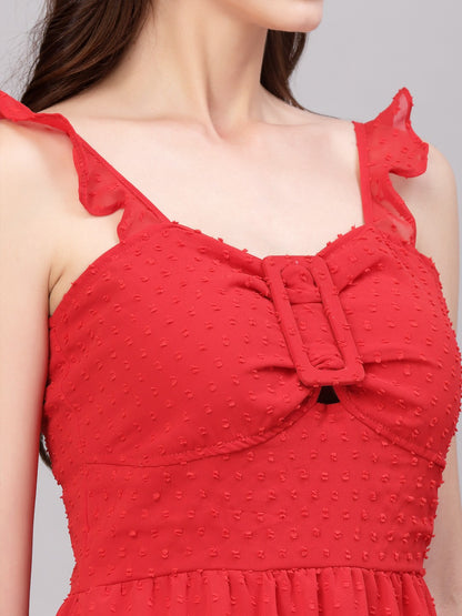 Aayu Women Ruffled Dress