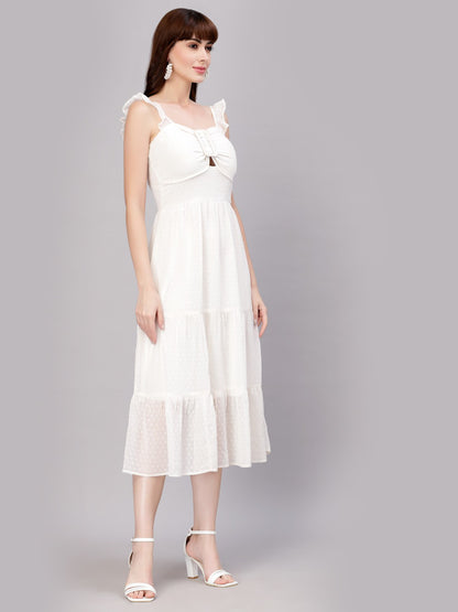 Aayu Women Ruffled Dress