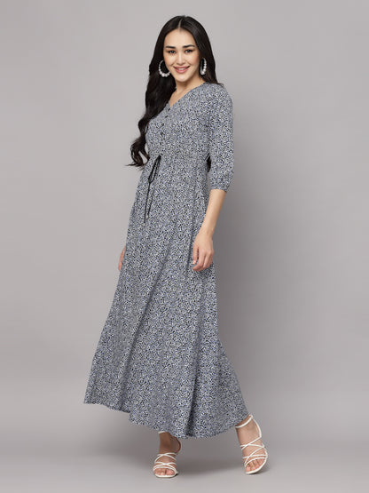 Aayu Women V Neck Dress