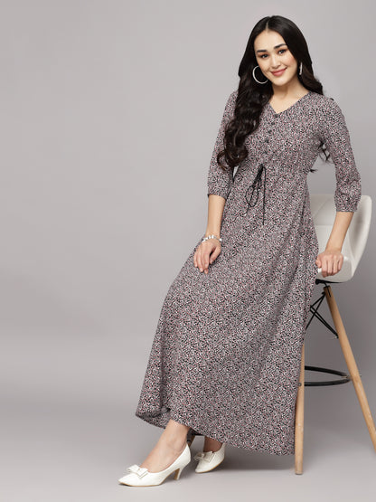 Aayu Women V Neck Dress