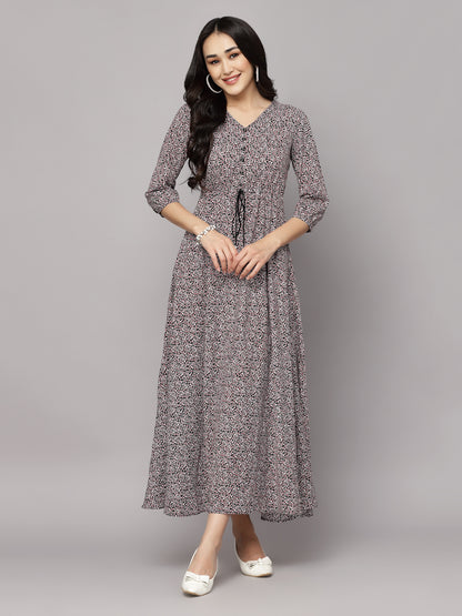Aayu Women V Neck Dress