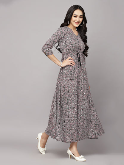 Aayu Women V Neck Dress
